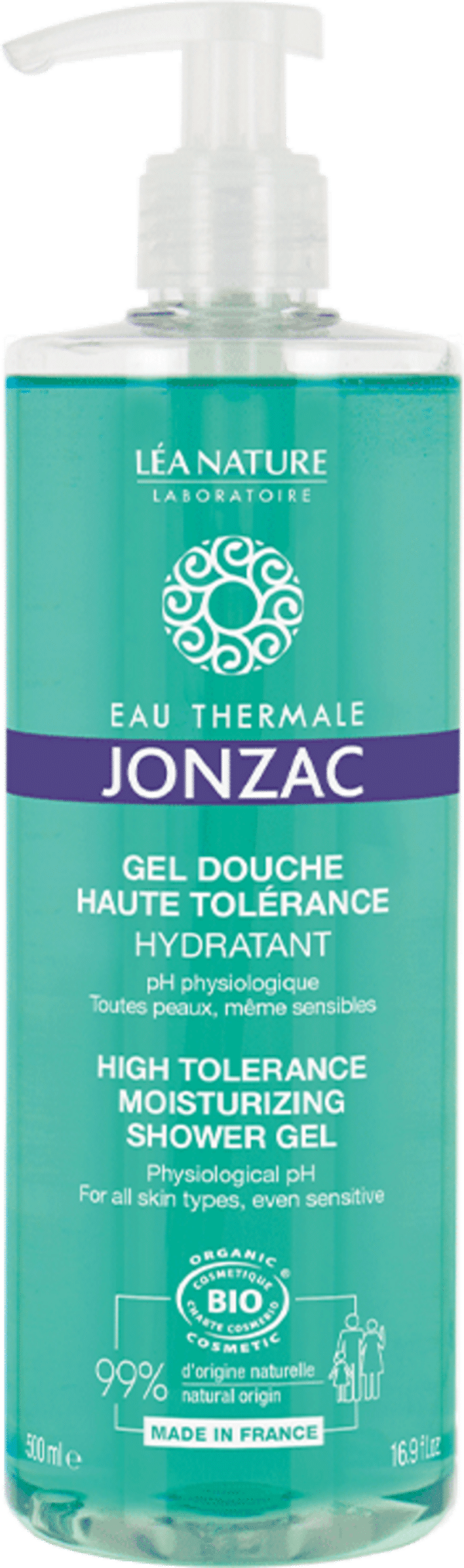 Eau Thermale JONZAC High Tolerance Moisturizing Shower Gel - 500 ml