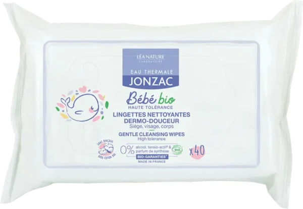 Eau Thermale JONZAC BébéBio Gentle Cleansing Wipes - 40 Stk