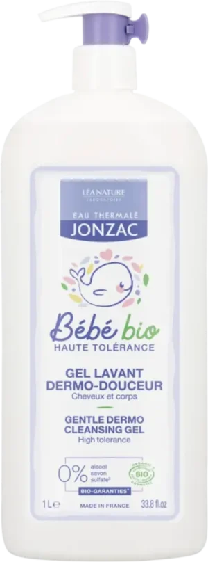 Eau Thermale JONZAC BébéBio 2in1 Gentle Dermo Cleansing Gel - 1 l