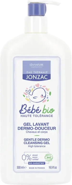 Eau Thermale JONZAC BébéBio 2in1 Gentle Dermo Cleansing Gel - 500 ml