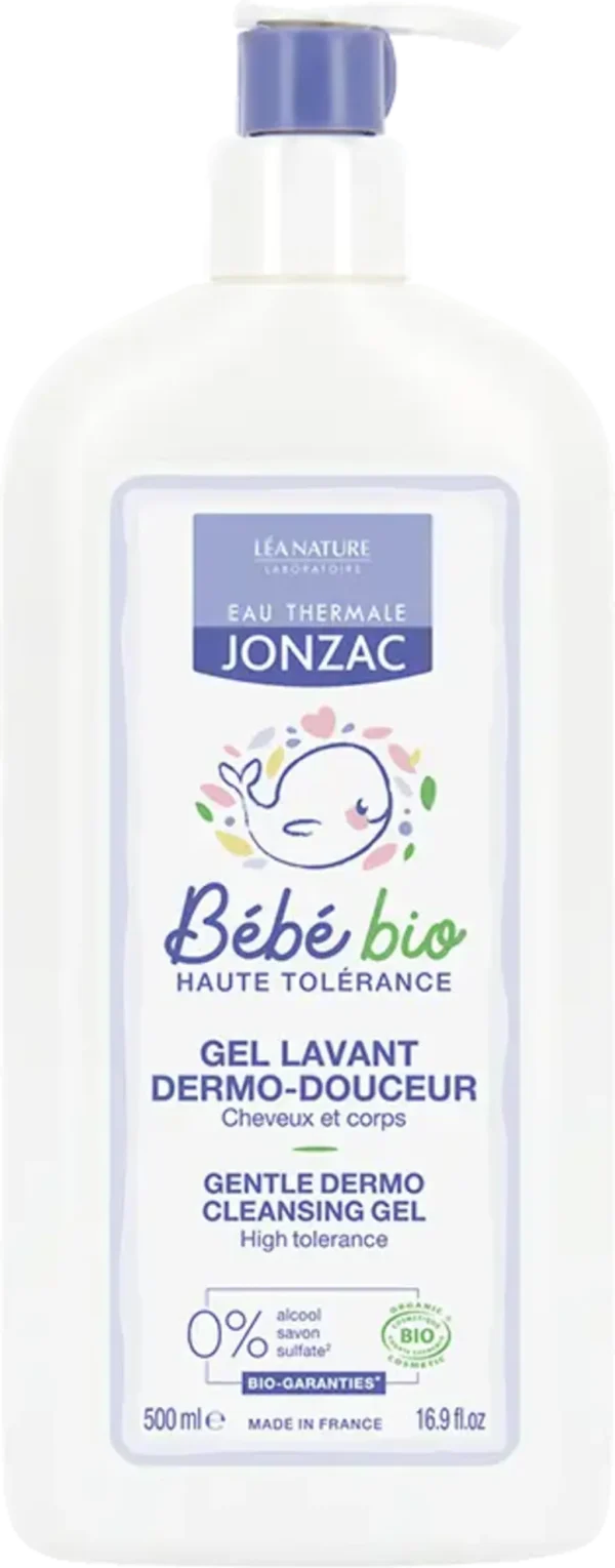 Eau Thermale JONZAC BébéBio 2in1 Gentle Dermo Cleansing Gel - 500 ml