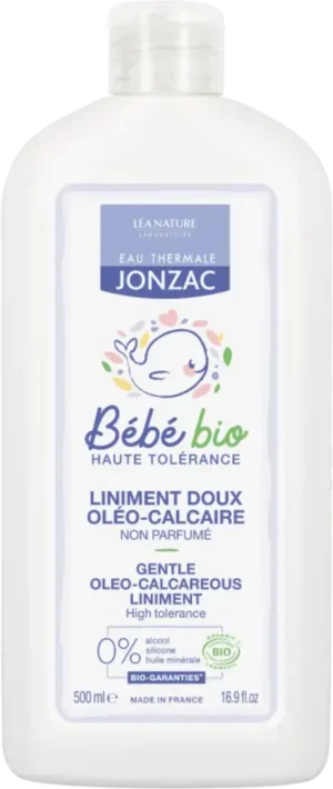 Eau Thermale JONZAC BébéBio Gentle Oleo-Calcareous Liniment - 500 ml