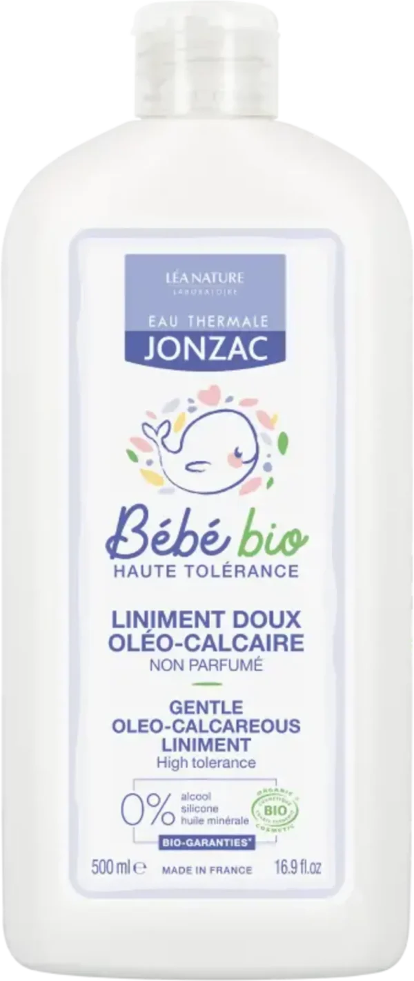 Eau Thermale JONZAC BébéBio Gentle Oleo-Calcareous Liniment - 500 ml