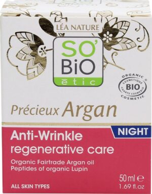 LÉA NATURE SO BiO étic Regenerierende Anti-Falten Nachtcreme - 50 ml