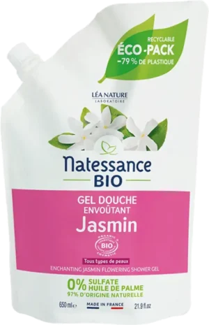 Natessance Duschgel Jasmin - Refill 650 ml