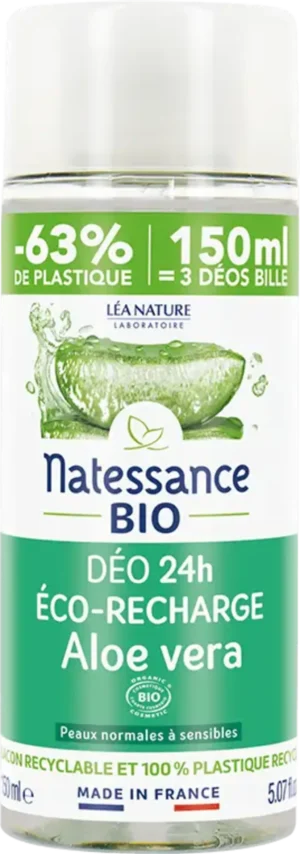 Natessance Deo Roll-on Aloe Vera - Refill 150 ml