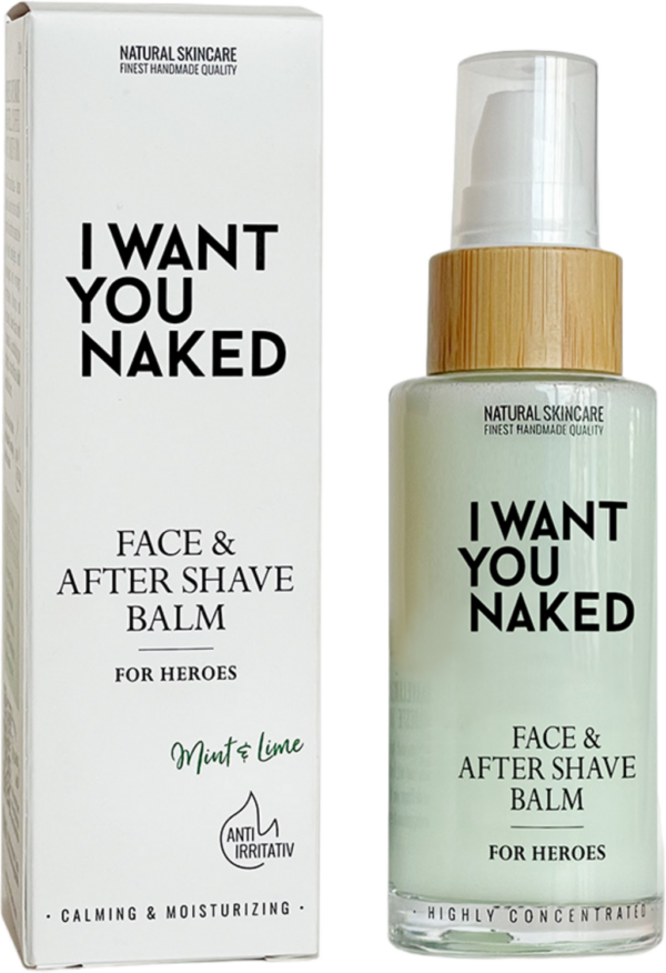 I WANT YOU NAKED For Heroes Face & After Shave Balm - 50 ml