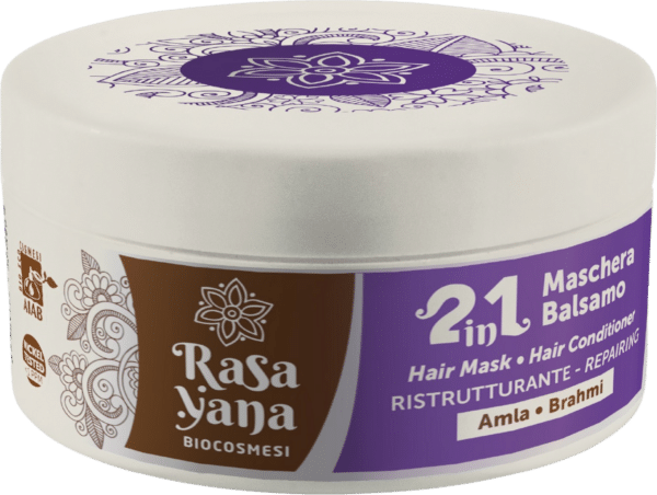 Rasayana 2in1 Restructuring Hair Mask & Conditioner Amla & Brahmi - 200 ml