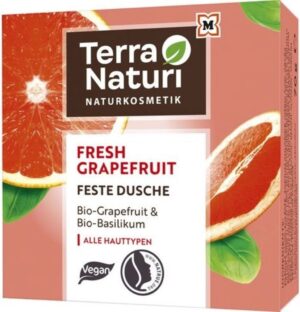 Terra Naturi Feste Dusche Fresh Grapefruit - 70 g