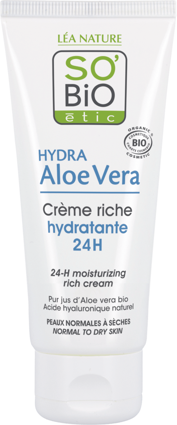 LÉA NATURE SO BiO étic Aloe Vera Reichhaltige 24h Tagescreme - 50 ml