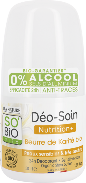 LÉA NATURE SO BiO étic Deo-Roll-on Sheabutter - 50 ml