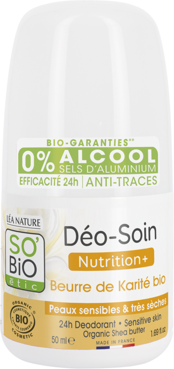 LÉA NATURE SO BiO étic Deo-Roll-on Sheabutter - 50 ml