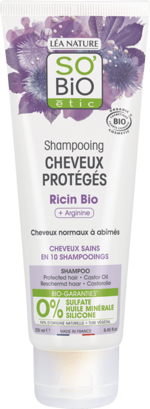 LÉA NATURE SO BiO étic Schützendes Shampoo Rizinus + Arginin - 250 ml