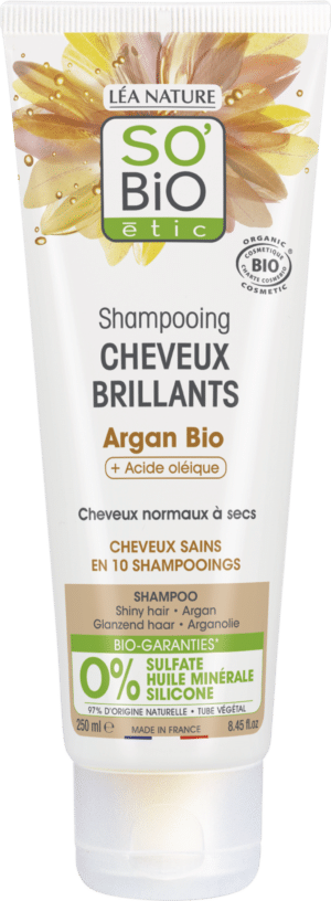 LÉA NATURE SO BiO étic Glanz-Shampoo Argan + Ölsäure - 250 ml