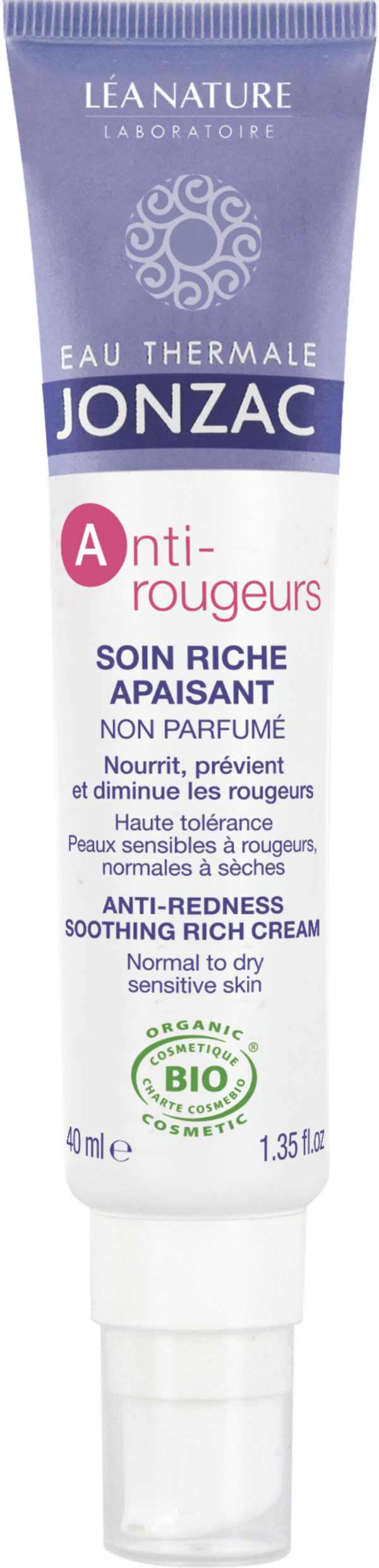 Eau Thermale JONZAC Anti-rougeurs Soothing Rich Cream - 40 ml