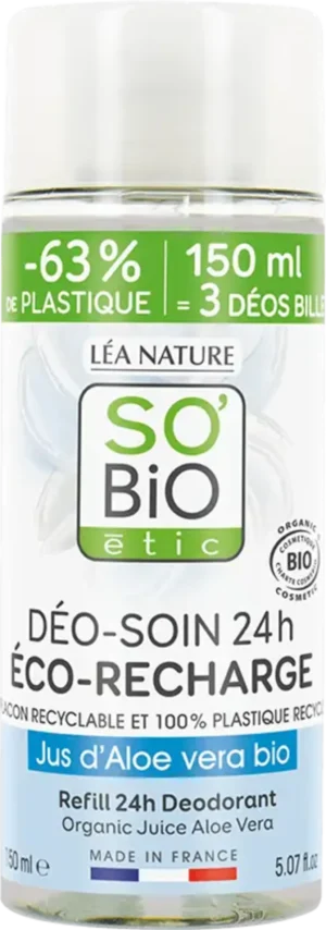 LÉA NATURE SO BiO étic Deo Roll-on Aloe Vera - Refill 150 ml