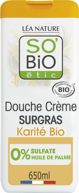 LÉA NATURE SO BiO étic Rückfettende Duschcreme Shea - 650 ml