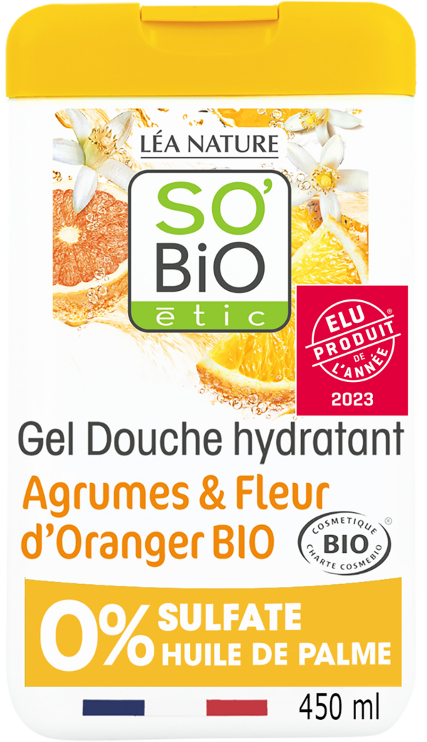 LÉA NATURE SO BiO étic Duschgel Zitrusfrüchte & Orangenblüte - 450 ml