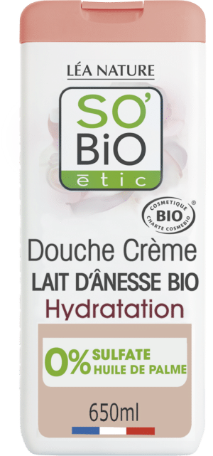 LÉA NATURE SO BiO étic Cremedusche mit Eselsmilch - 650 ml