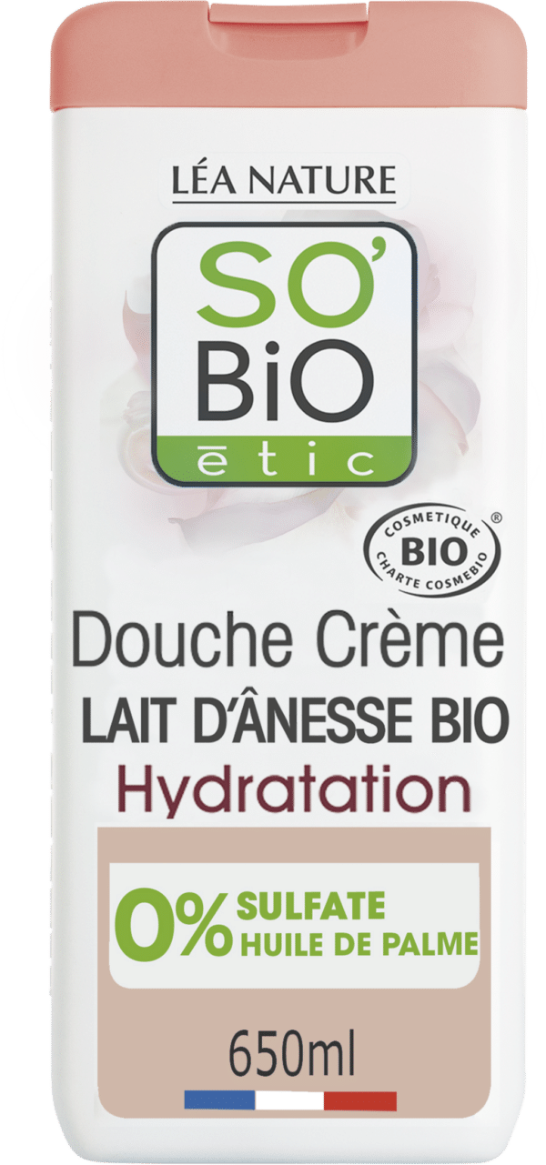 LÉA NATURE SO BiO étic Cremedusche mit Eselsmilch - 650 ml