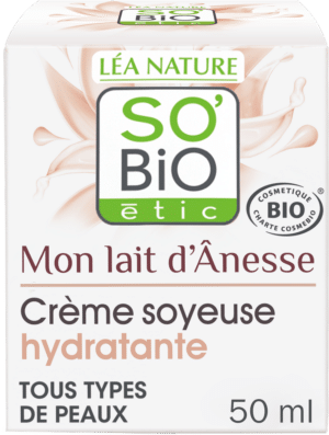 LÉA NATURE SO BiO étic Eselsmilch Seidige Feuchtigkeitscreme - 50 ml