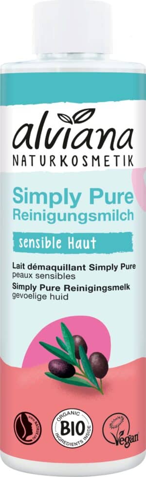 alviana Naturkosmetik Simply Pure Reinigungsmilch - 200 ml