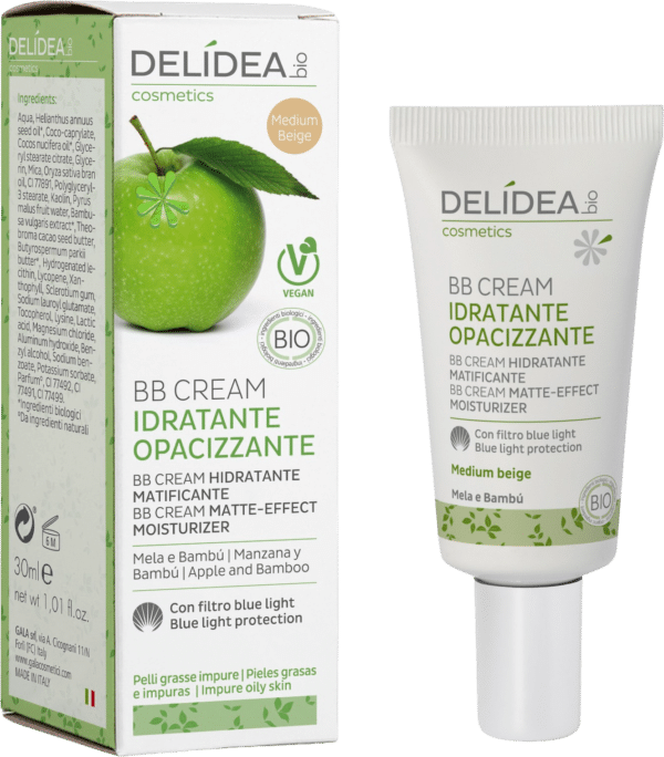 DELIDEA Apple & Bamboo BB Cream Matte-Effect Moisturizer - Medium Beige