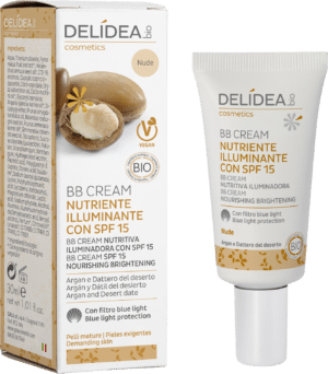 DELIDEA Argan & Date Nourishing & Brightening BB Cream SPF 15 - Nude