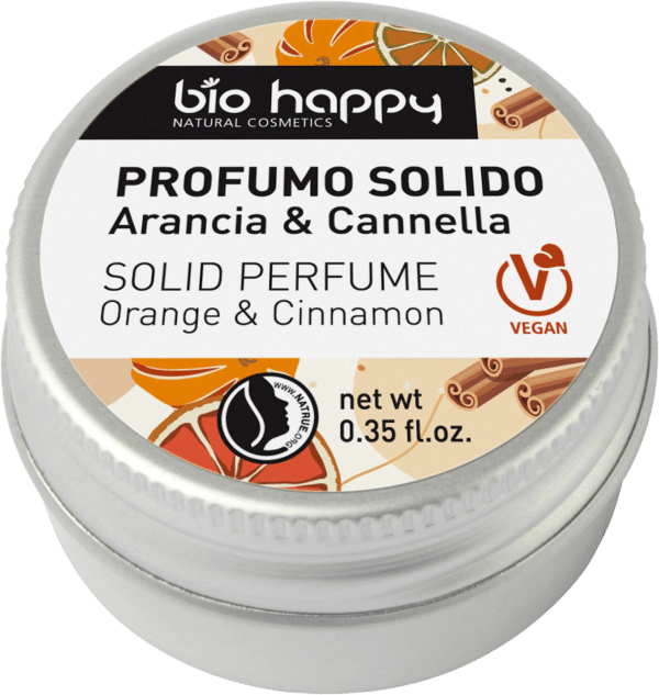 Bio Happy Limited Edition Solid Perfume - Orange & Cinnamon