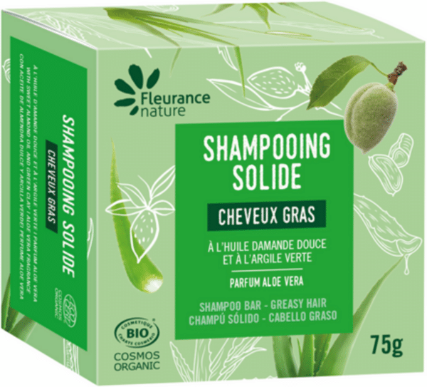 Fleurance nature Shampoo Bar Almond Oil & Green Clay - 75 g