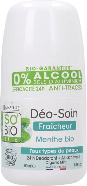 LÉA NATURE SO BiO étic Bambus-Deo Roll-on Minzfrische - 50 ml