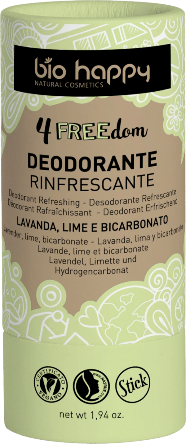 Bio Happy 4FREEdom Refreshing Deodorant Lavender & Lime - 55 g