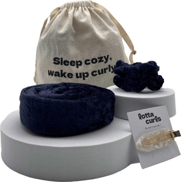 lotta curls Lockenband Set - Deep Blue