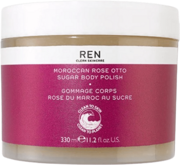 REN Clean Skincare Moroccan Rose Otto Sugar Body Polish - 330 ml