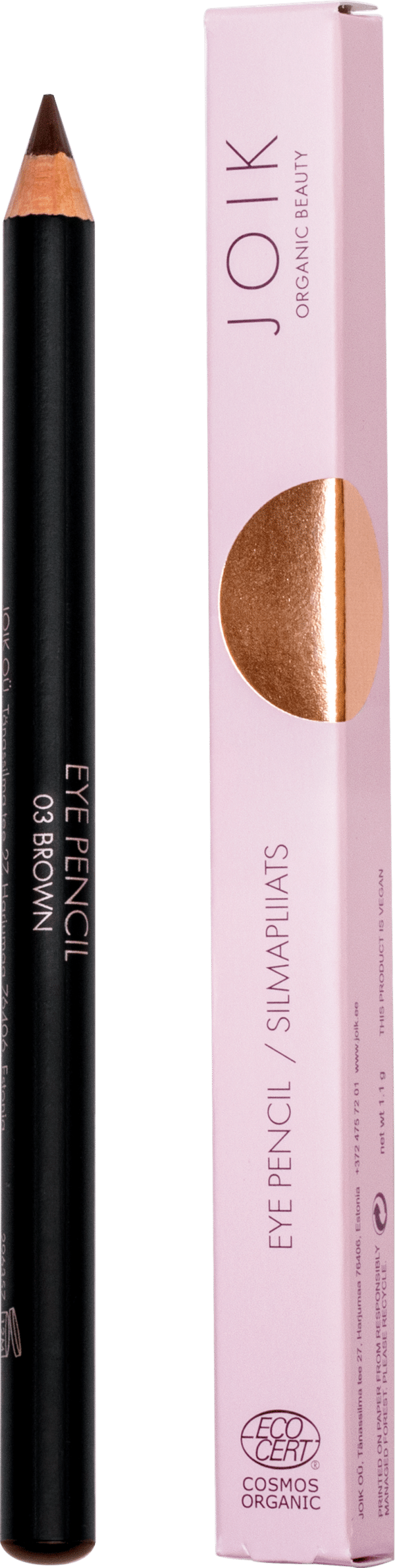 JOIK Organic Eye Pencil - 03 Brown