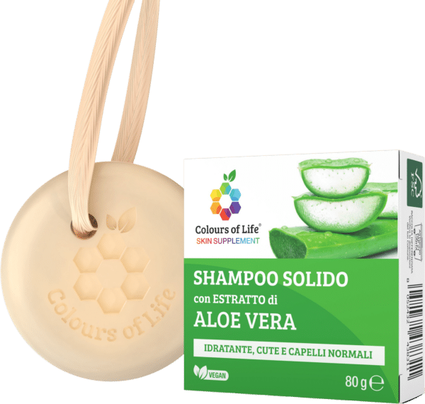 Optima Naturals Colours of Life Festes Shampoo Aloe Vera - 80 g