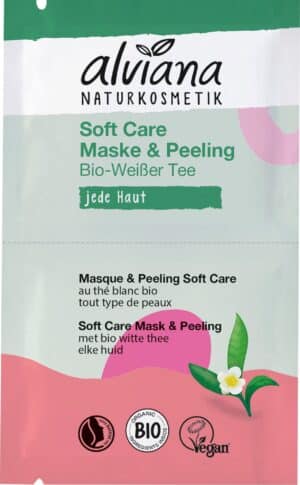 alviana Naturkosmetik Soft Care Maske & Peeling - 15 ml