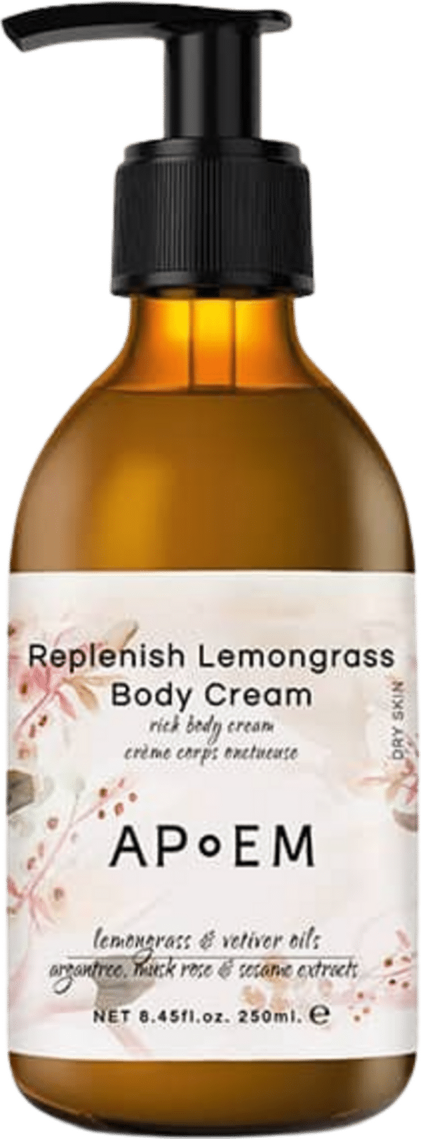 APoEM Replenish Lemongrass Body Cream - 250 ml