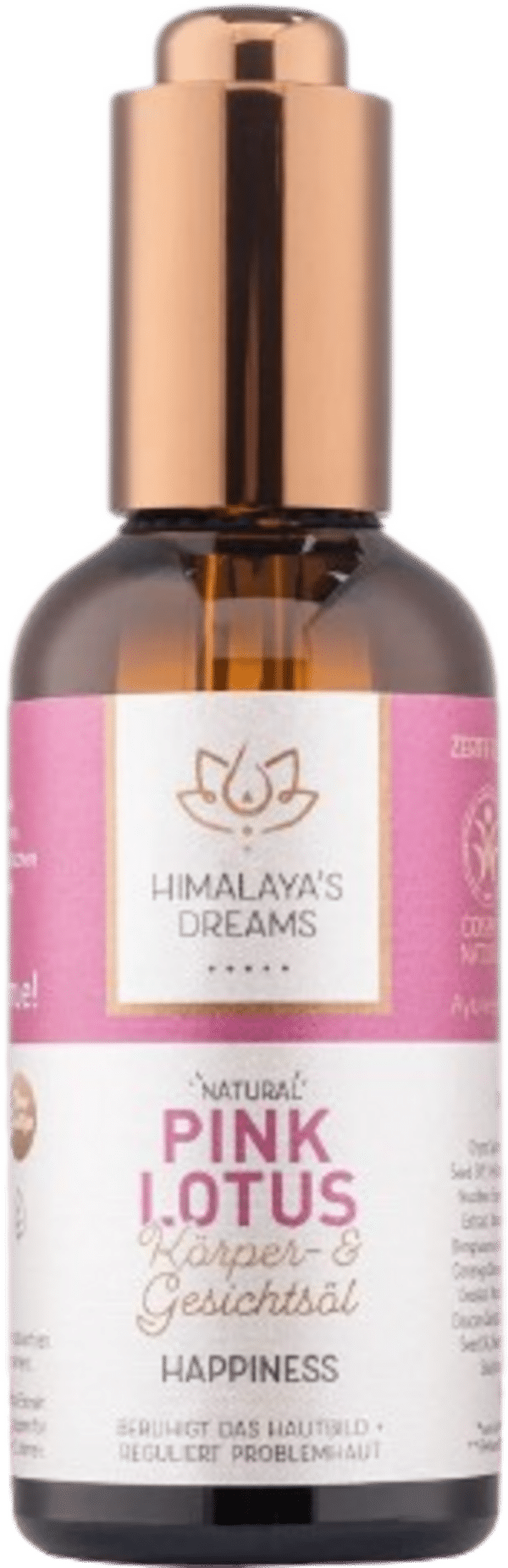 Himalaya's Dreams Pink Lotus Körper- & Gesichtsöl HAPPINESS - 100 ml