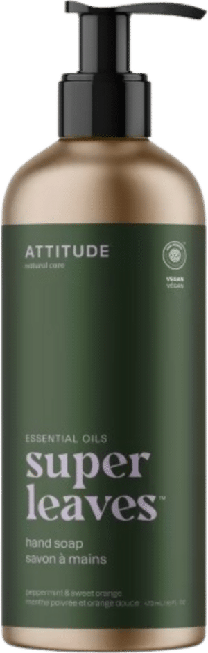 ATTITUDE Super Leaves Hand Soap Peppermint & Sweet Orange - 473 ml