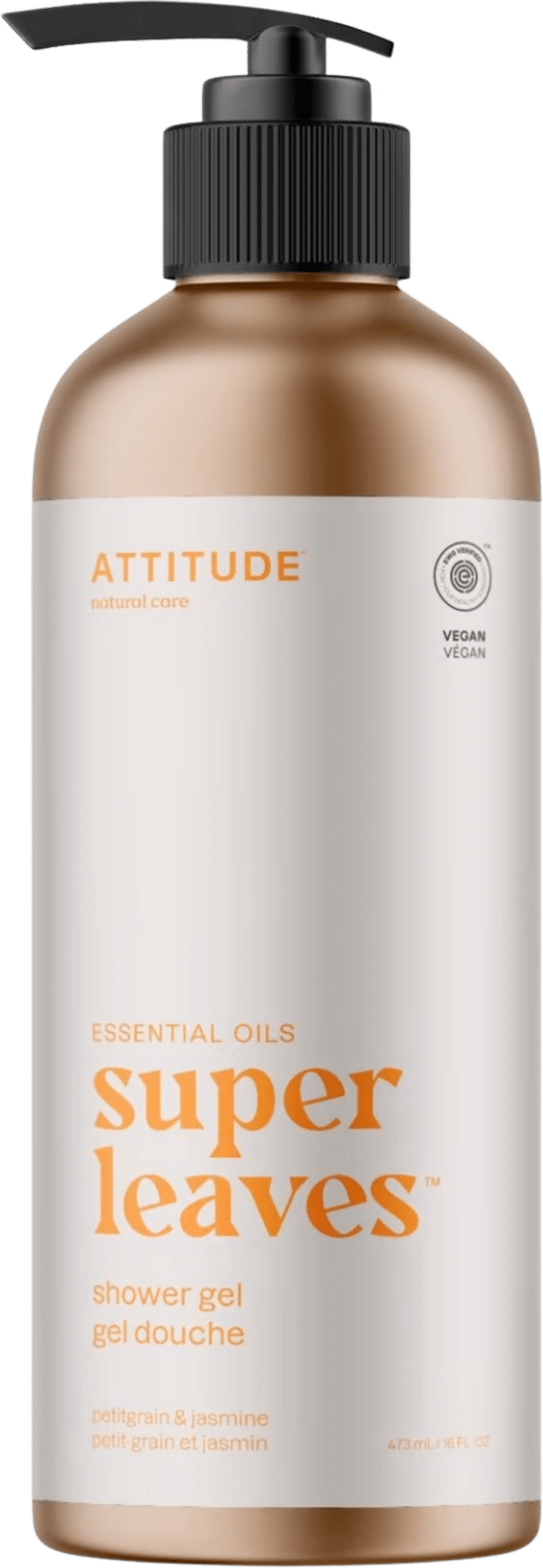 ATTITUDE Super Leaves Shower Gel Petitgrain & Jasmine - 473 ml