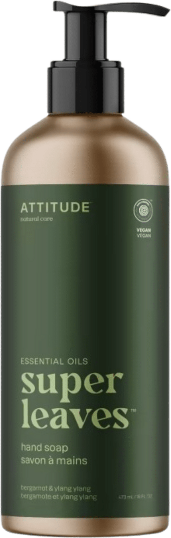 ATTITUDE Super Leaves Hand Soap Bergamot & Ylang Ylang - 473 ml