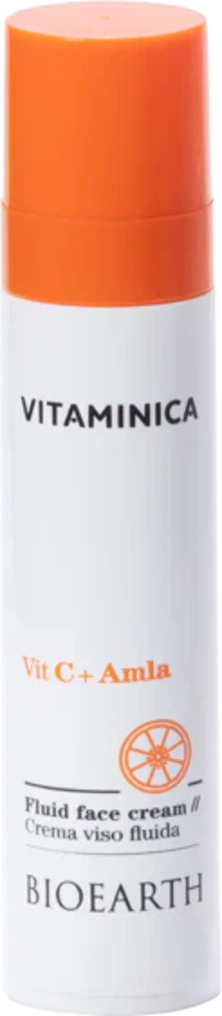 BIOEARTH VITAMINICA 24h Gesichtscreme-Fluid Vit. C + Amla - 50 ml