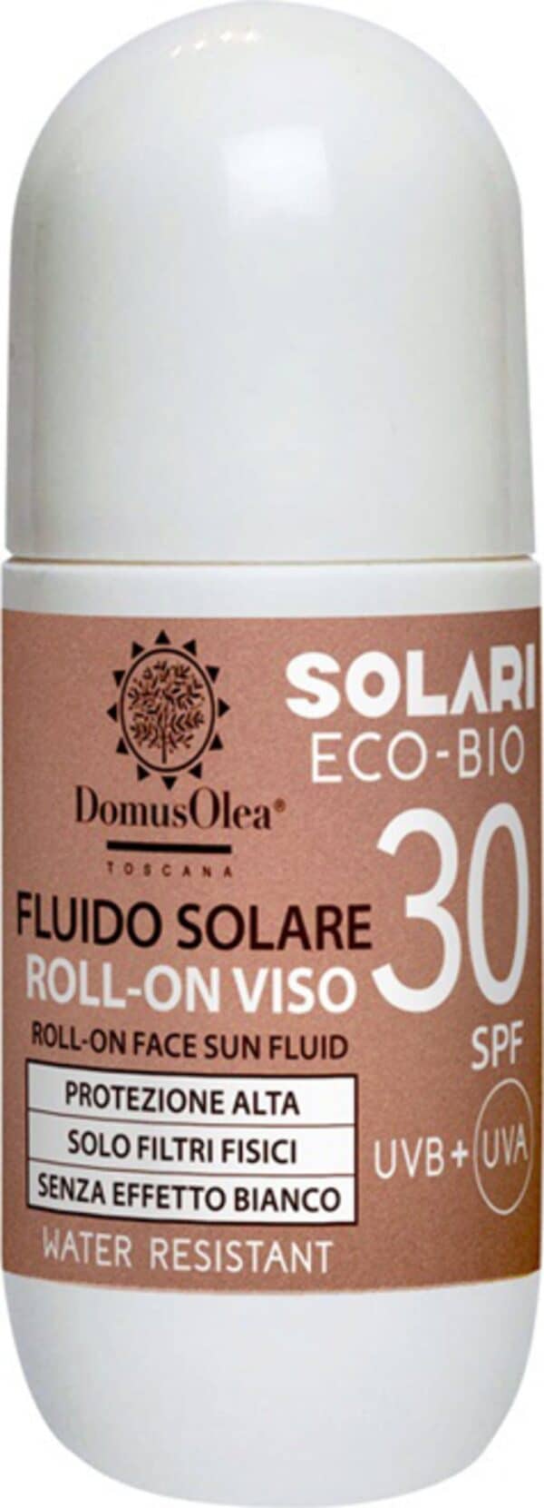 Domus Olea Toscana Sonnenfluid Roll-on Gesicht SPF 30 - 50 ml