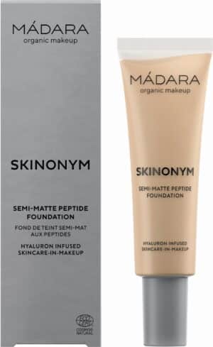 MÁDARA Organic Skincare SKINONYM Semi-Matte Peptide Foundation - 35 True Beige