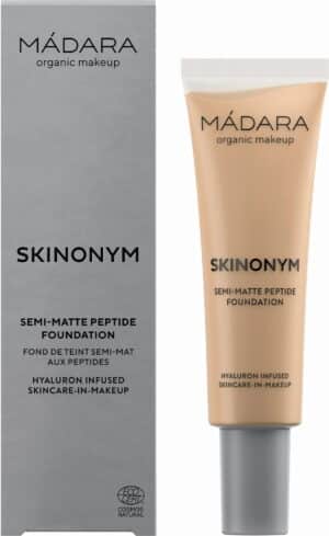 MÁDARA Organic Skincare SKINONYM Semi-Matte Peptide Foundation - 40 Sand