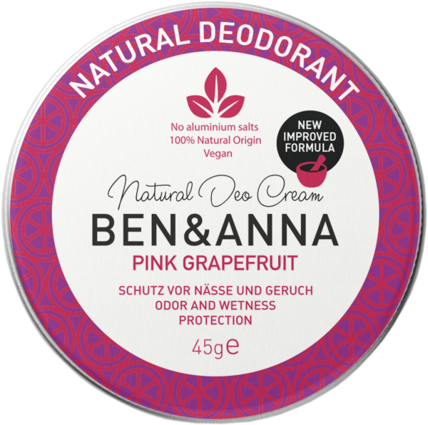 BEN & ANNA Natural Deo Cream - Pink Grapefruit