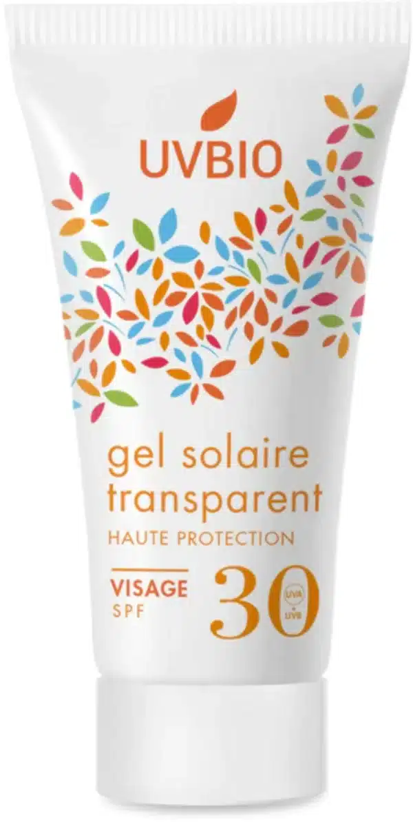 UVBIO Transparent Solar Gel SPF 30 - 30 ml