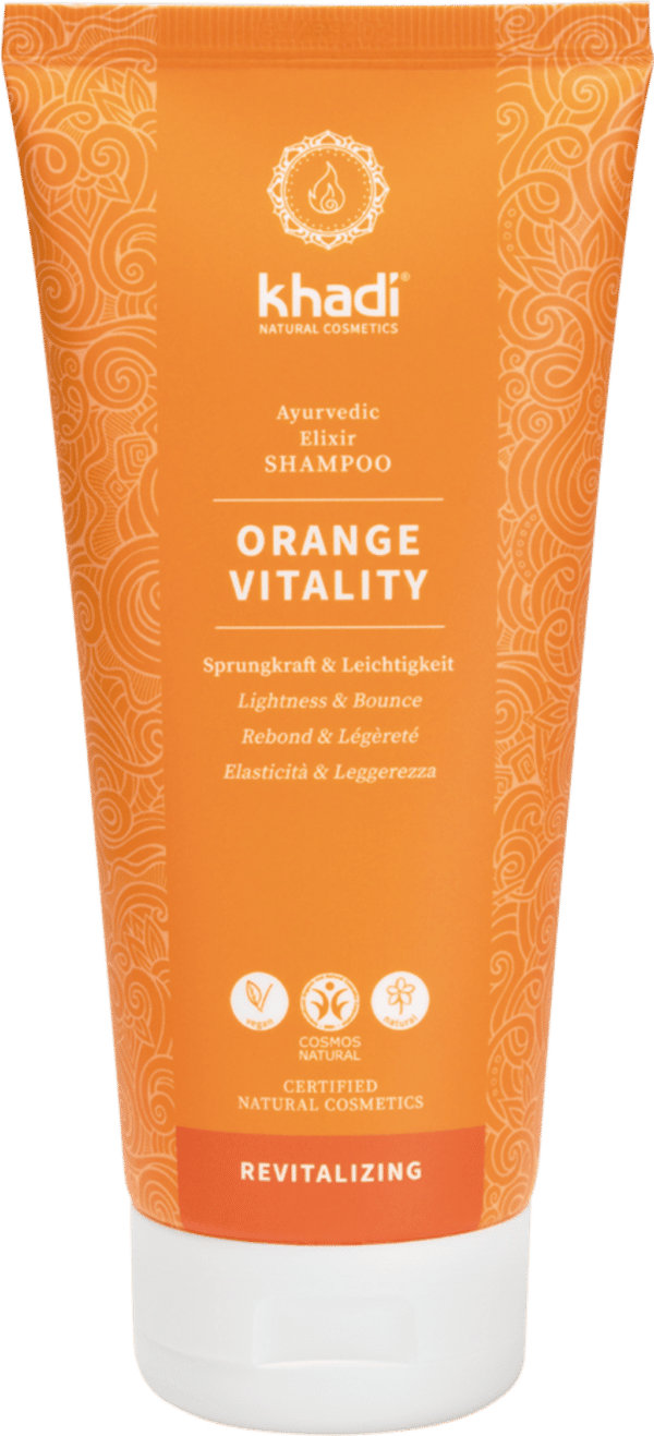 Khadi® Ayurvedisches Elixier Shampoo Orange Vitality - 200 ml