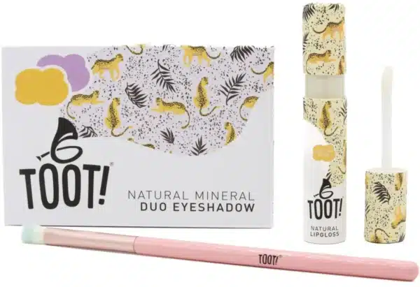 TOOT! Cheetah Glow Eyeshadow & Lipgloss Box Set - 1 Set